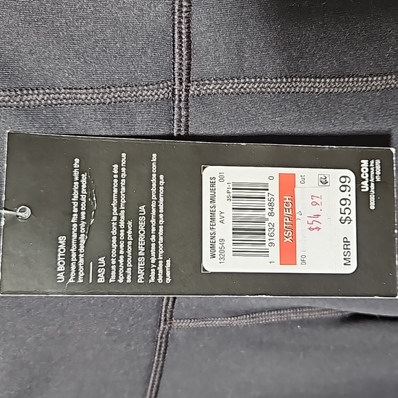 NWT UA fitted straight leg  high rise full length legging - Picture 4 of 5